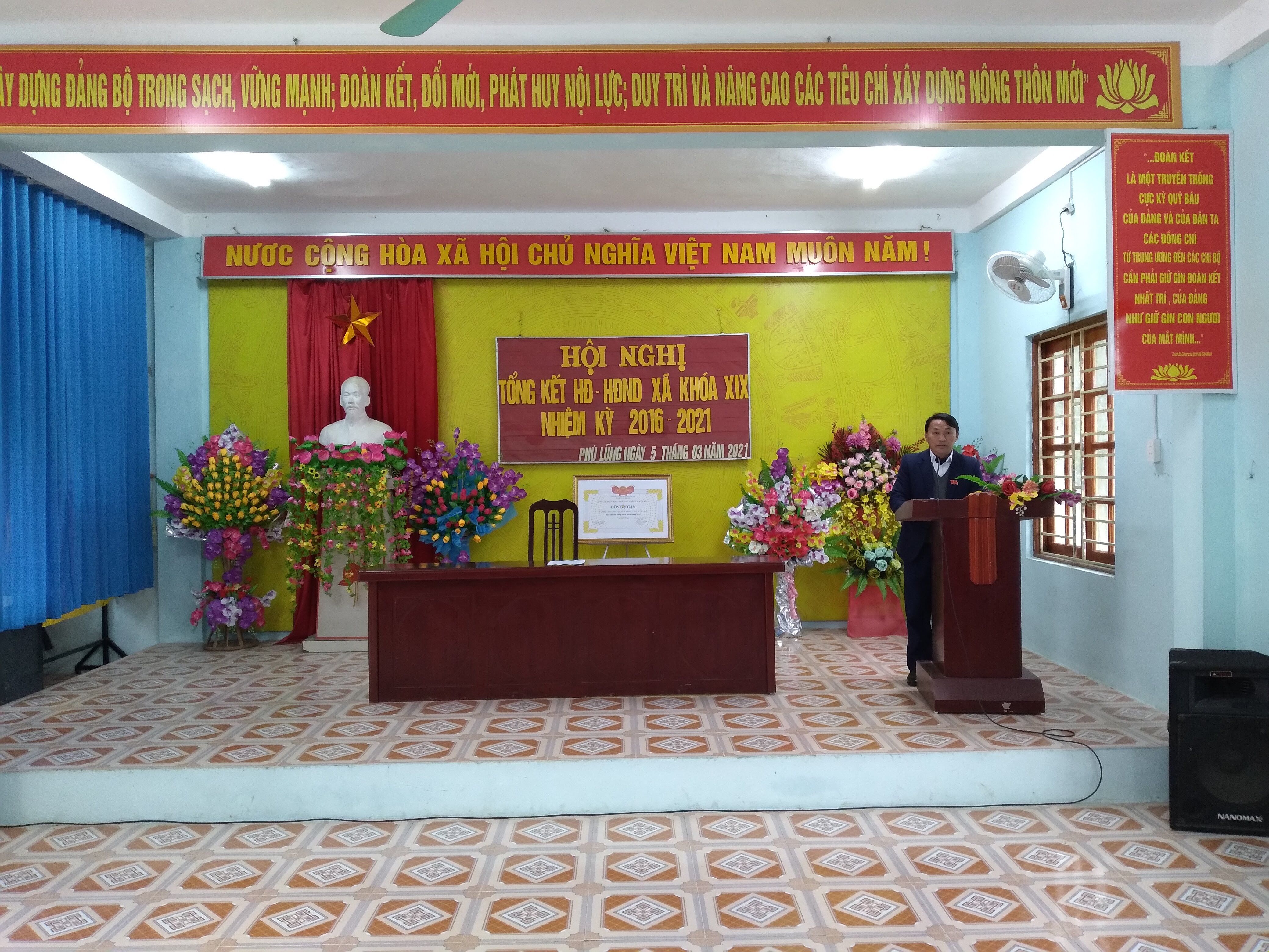 HĐND xã Phú Lũng tổng kết hoạt động nhiệm kỳ 2016 - 2021